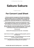 Sakura Sakura — Concert Lead Sheet | Concert F major | Ready Set Repertoire