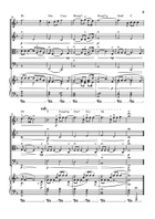 Shenandoah - For String Quartet (With Piano accompaniment and chords) in F major String Quartet scores gallery preview page 4