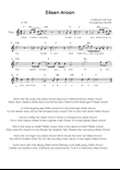 Eileen Aroon - Flute in C Easy with Chords and Lyrics