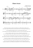 Eileen Aroon - Voice in G Easy with Chords and Lyrics