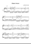 Eileen Aroon - Piano in G Easy with Chords and Lyrics