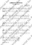 A Mighty Fortress Is Our God (Ein feste Burg) – Easy Piano Solo (with chords)