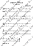A Mighty Fortress Is Our God (Ein feste Burg) – Easy Piano Solo