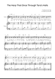 The Harp That Once Through Tara's Halls - Voice with Piano in C Easy with Chords and Lyrics