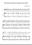 The Harp That Once Through Tara's Halls - Voice with Piano in F Easy with Chords and Lyrics