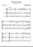 March in D major, BWV Anh. 122