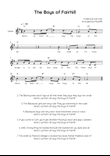 The Boys of Fairhill - Voice Lead Sheet in G Easy with Chords and Lyrics