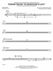 Theme from Schindler's List (arr. Calvin Custer) - Percussion
