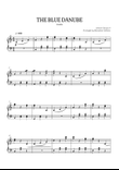 The Blue Danube • Johann Strauss II | Easy Piano Sheet Music