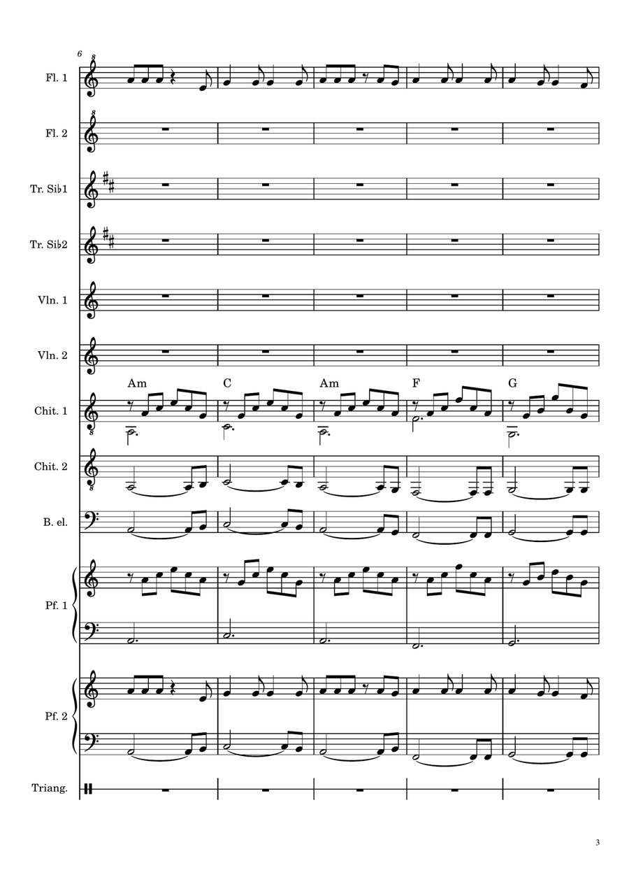 Hallelujah by Leonard Cohen Large Ensemble - Digital Sheet Music page 3