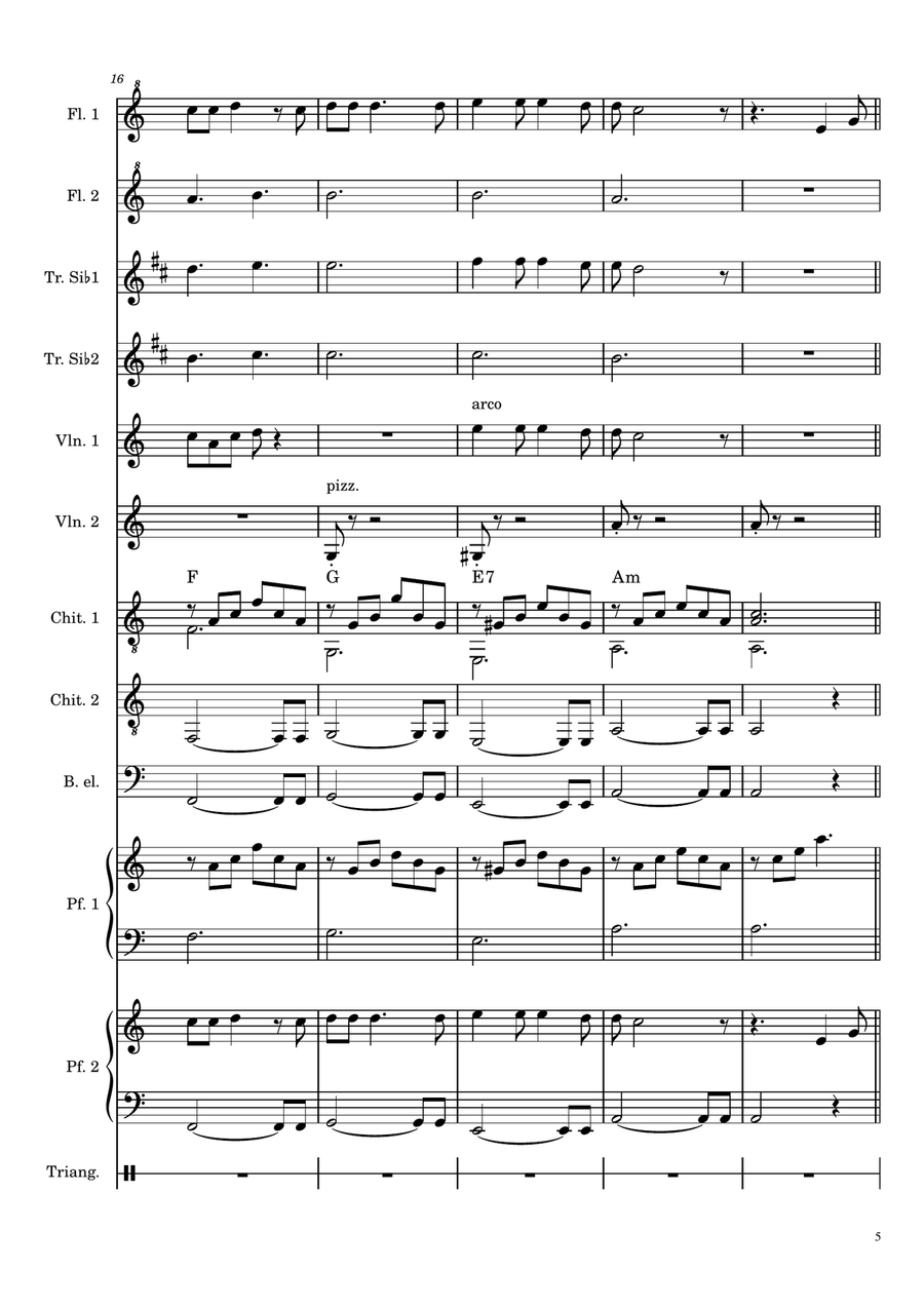 Hallelujah by Leonard Cohen Large Ensemble - Digital Sheet Music page 5