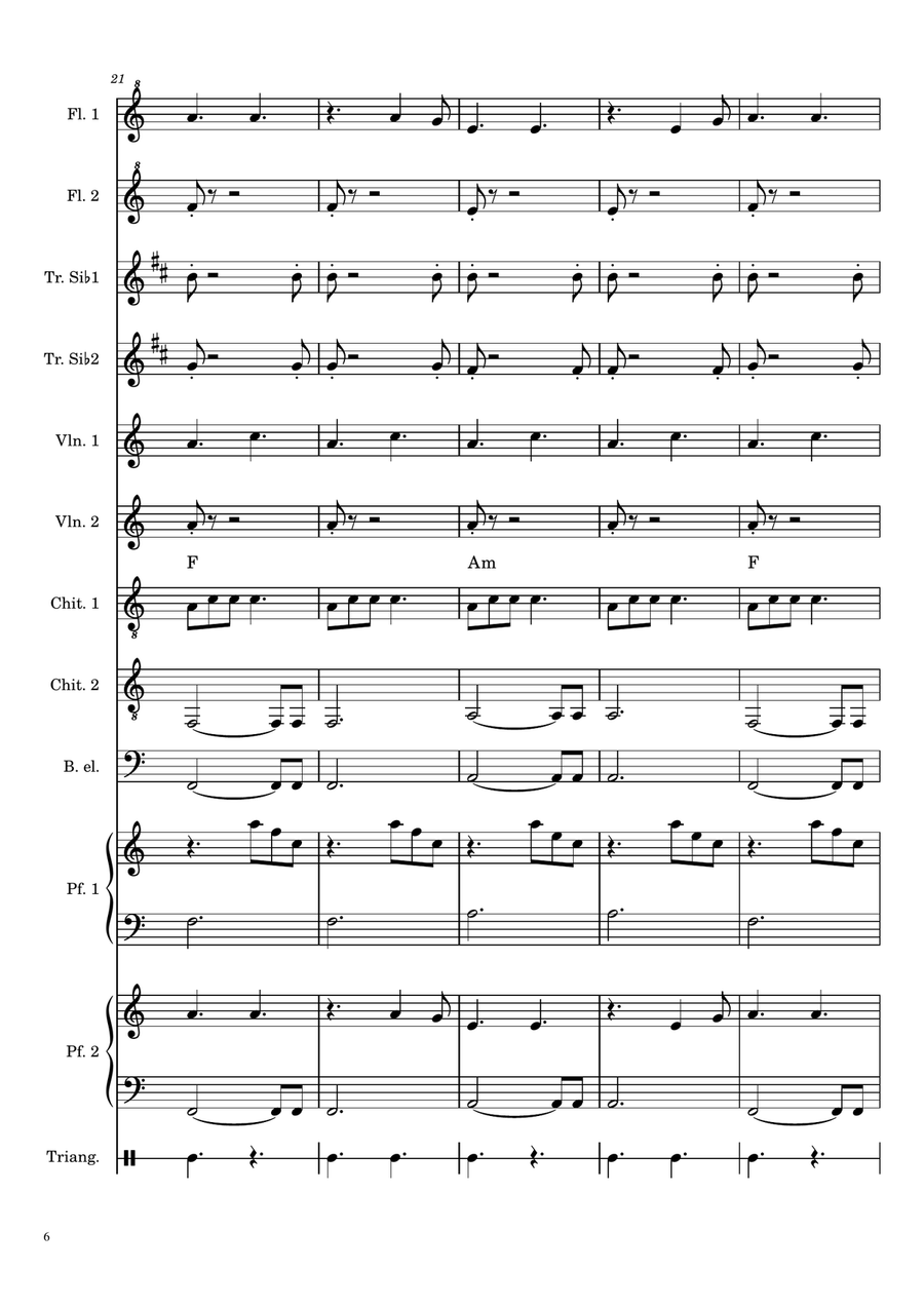 Hallelujah by Leonard Cohen Large Ensemble - Digital Sheet Music page 6