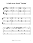 Prelude on the chorale Eudoxia
