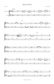 Henry Purcell – ZD 225 Minuet in E Minor | Trumpet and Bassoon Duet Sheet Music