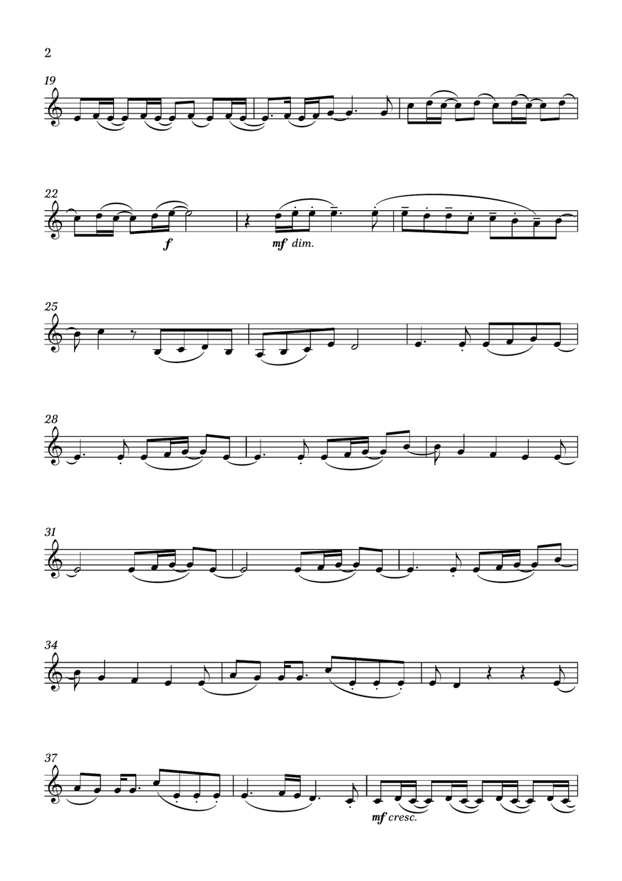 Less by Olivia Rodrigo B-Flat Clarinet - Digital Sheet Music page 2