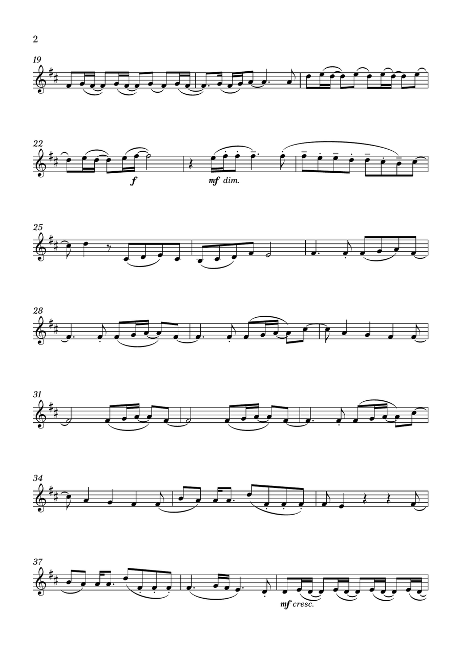 Less by Olivia Rodrigo Horn Solo - Digital Sheet Music page 2