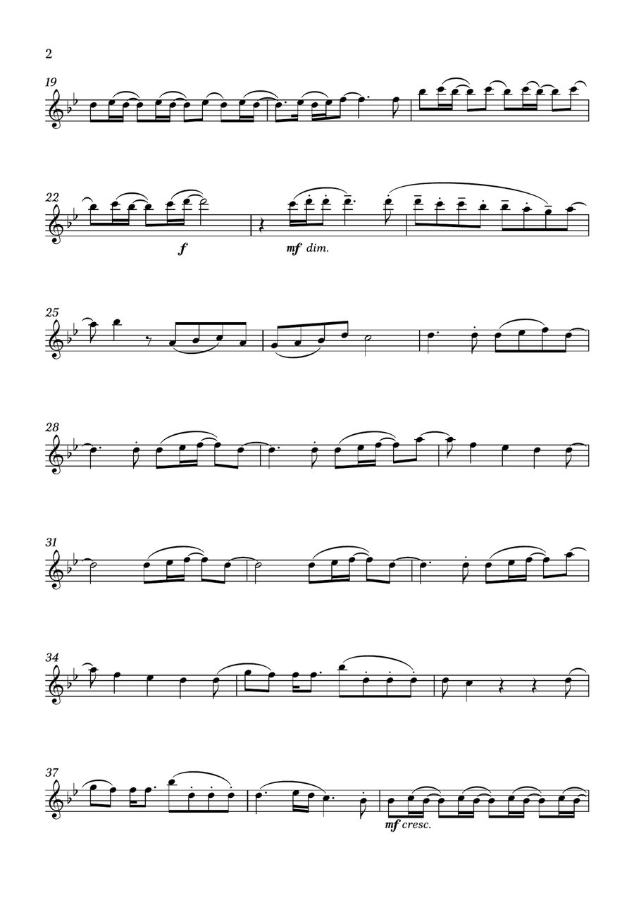 Less by Olivia Rodrigo Oboe Solo - Digital Sheet Music page 2