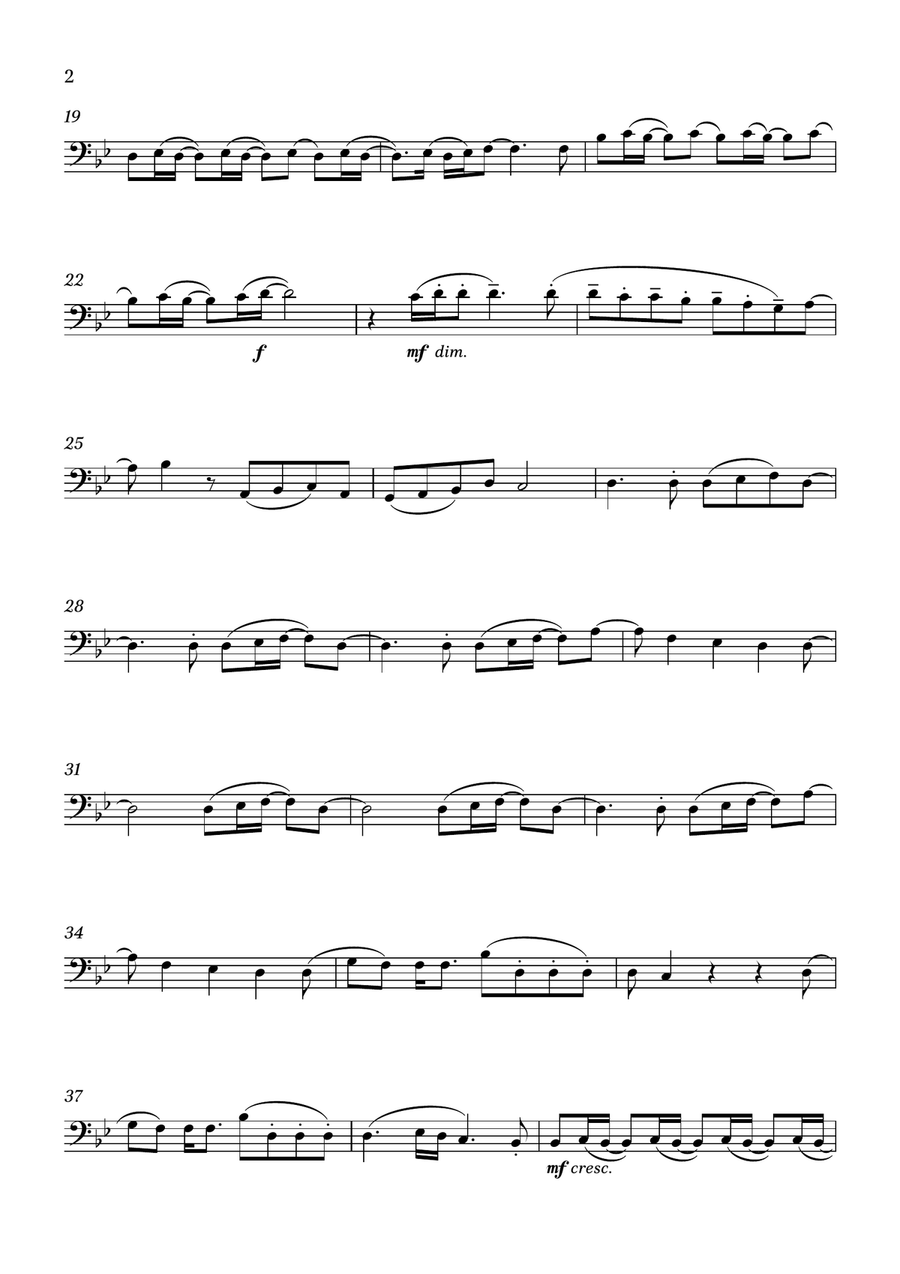 Less by Olivia Rodrigo Tuba - Digital Sheet Music page 2