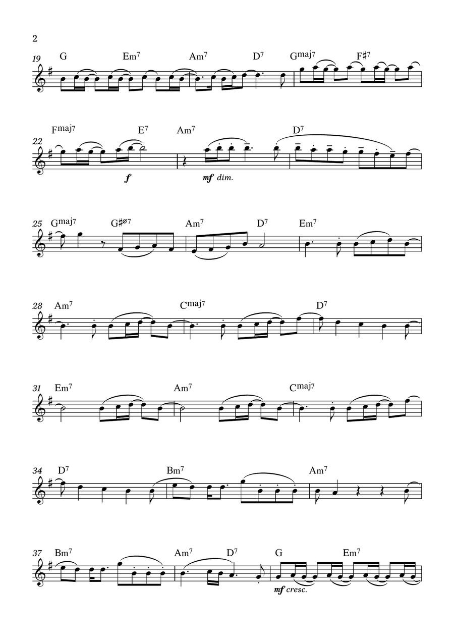 Less by Olivia Rodrigo B-Flat Trumpet - Digital Sheet Music page 2
