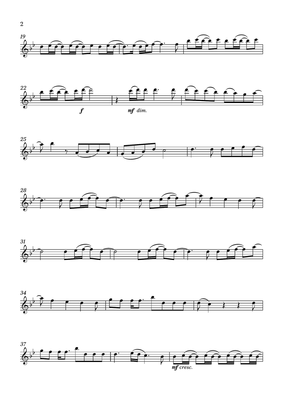 Less by Olivia Rodrigo Violin Solo - Digital Sheet Music page 2