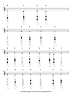 O Come All Ye Faithful + Beginner Trumpet Fingering Chart (F#3 - C6) B-Flat Trumpet scores gallery preview page 3