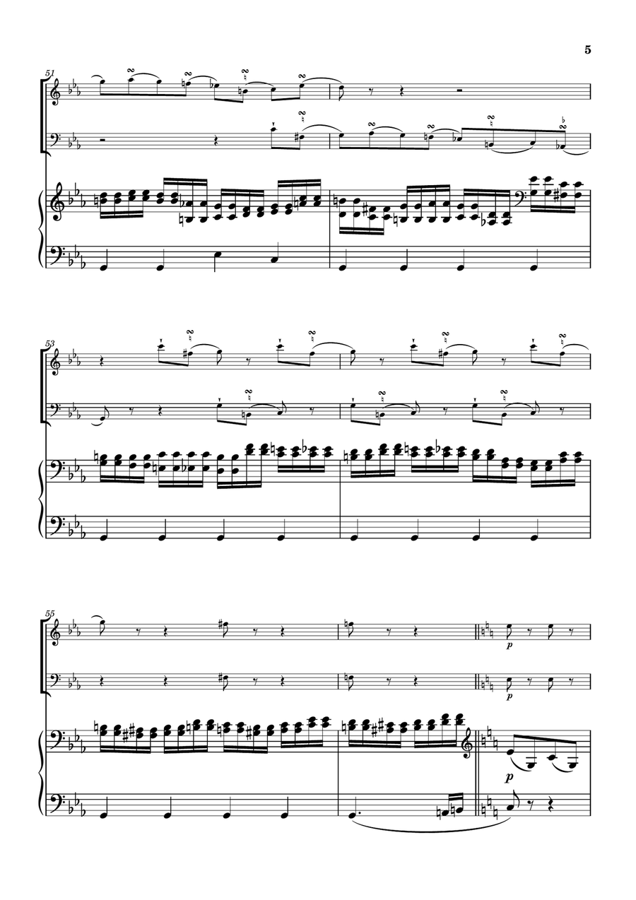 Eine kleine Nachtmusik 2nd Mov. 