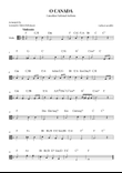 O Canada - Easy Viola Solo (with Chords)