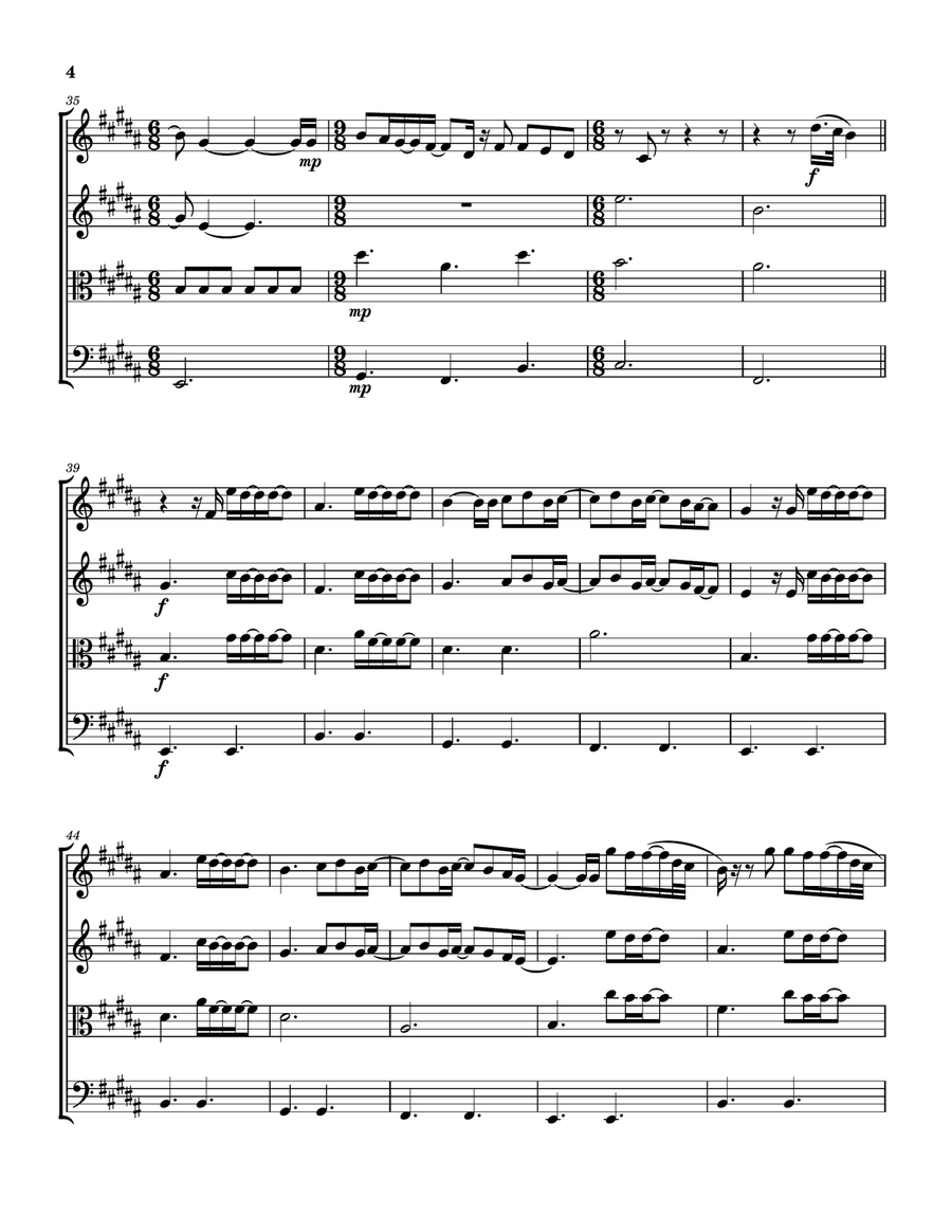 The Author by Nick Jonas String Quartet - Digital Sheet Music page 5