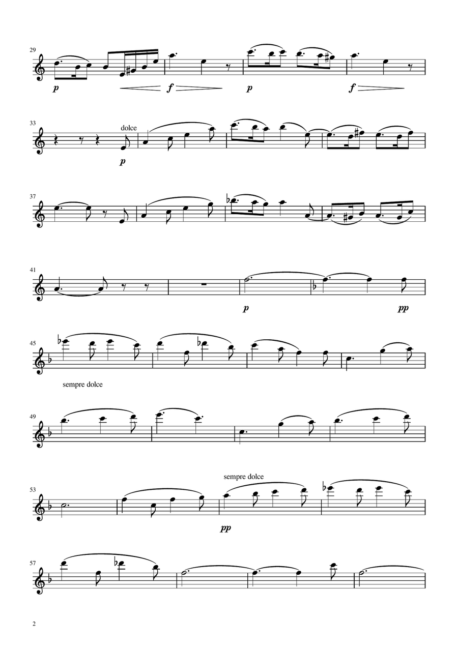 Sicilienne - Faure - Brass Trio by Gabriel Faure Brass Trio - Digital Sheet Music page 6