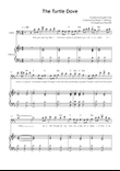 The Turtle Dove - Cello with Piano in Dm Easy with Chords and Lyrics