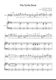 The Turtle Dove - Cello with Piano in Bm Easy with Chords and Lyrics