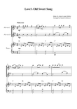 Love's Old Sweet Song (for alto saxophone duet with piano accompaniment)