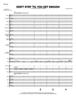 Don't Stop Til You Get Enough - Score Only