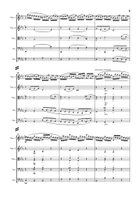 Bach - Prelude in C minor from Suite in C minor, BWV 997 for String Ensemble String Orchestra scores gallery preview page 6