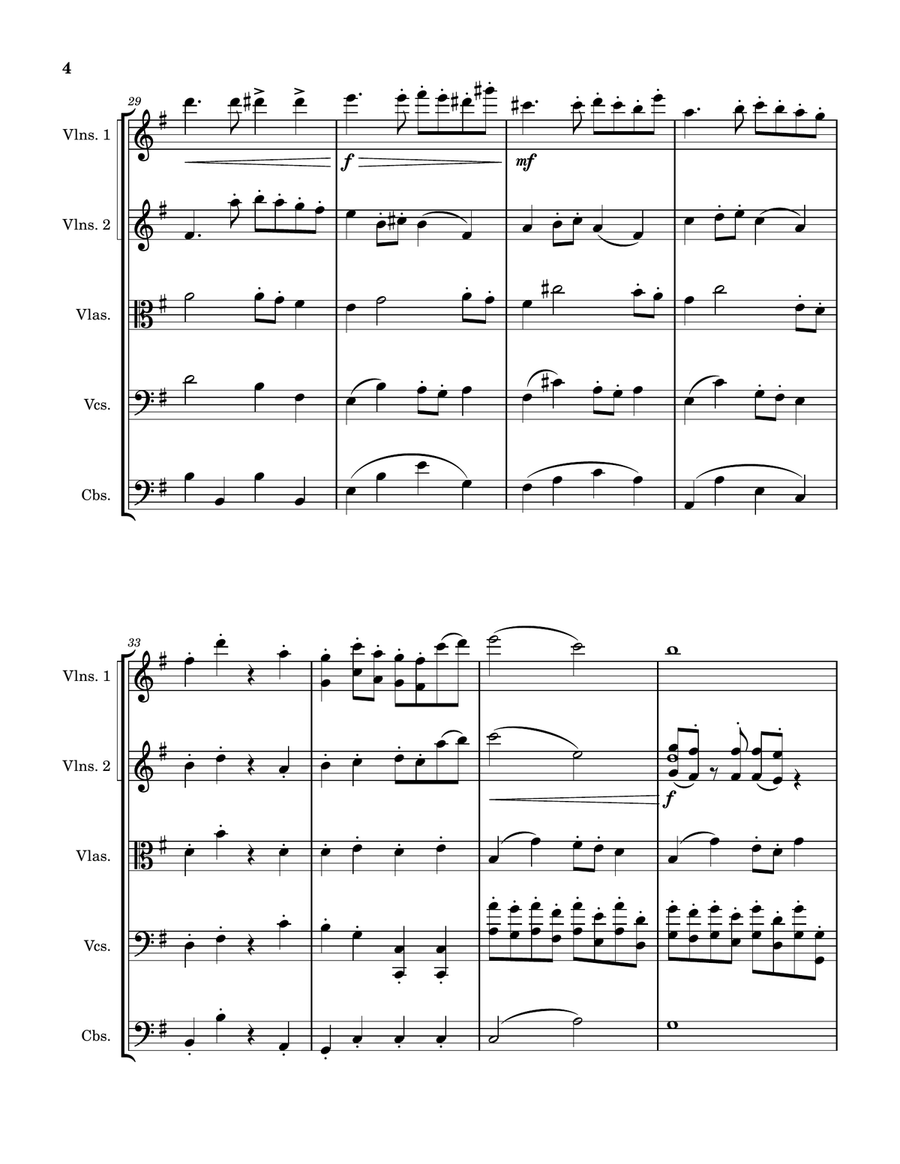 Strings in E Minor String Orchestra - Digital Sheet Music page 4