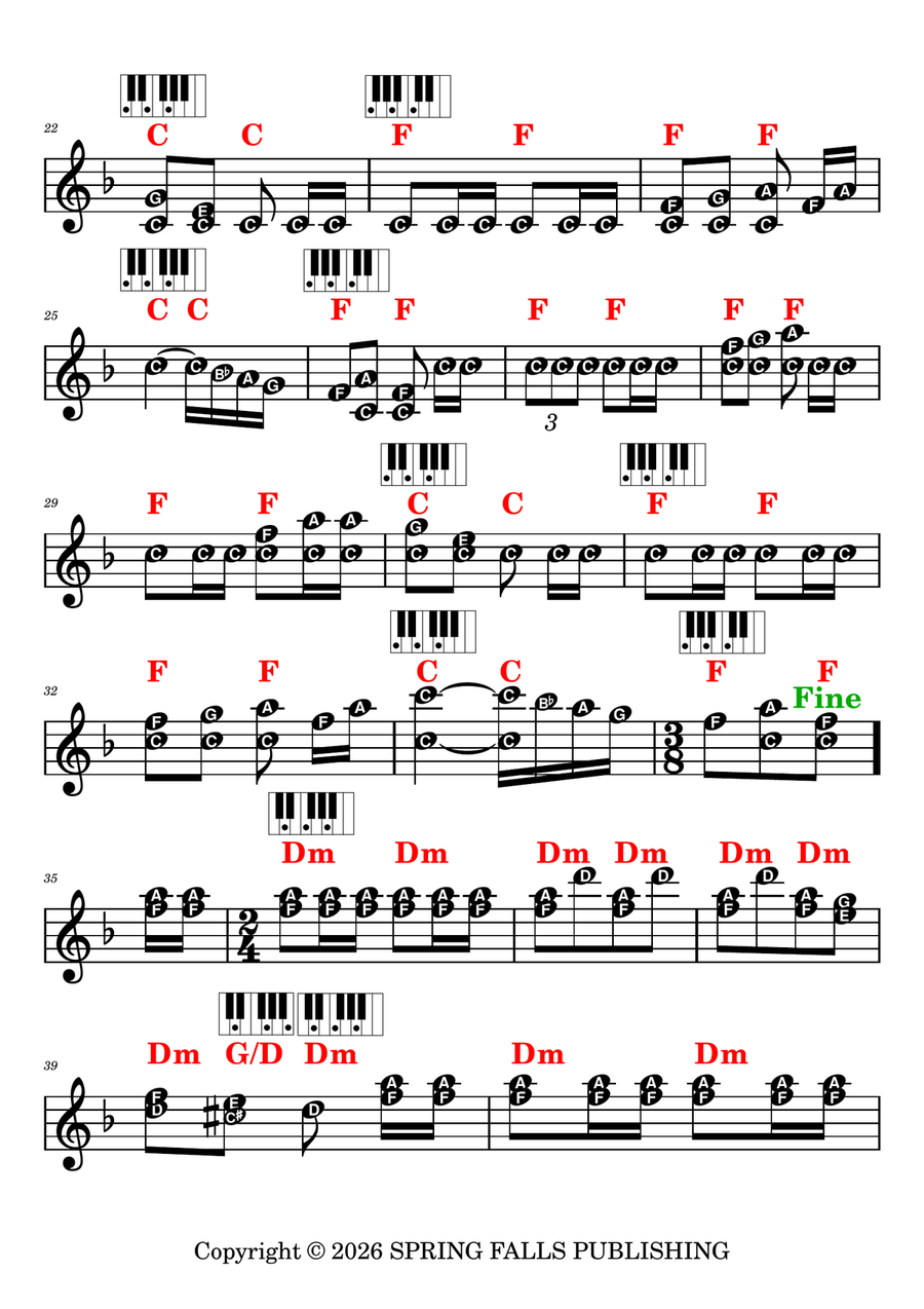 Rossini William Tell Overture Piano - Digital Sheet Music page 2