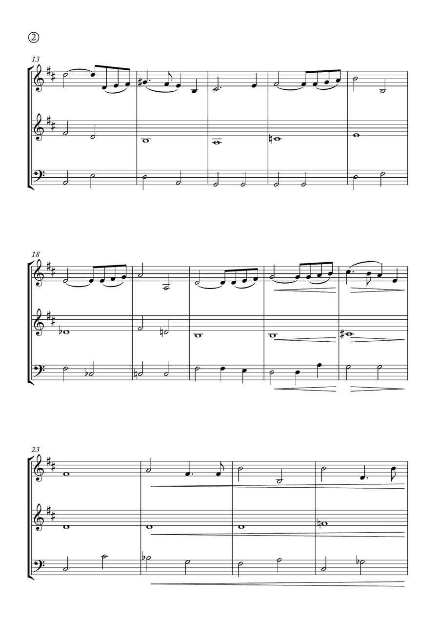 Ave Maria (Bach/Gounod) Brass Trio - Digital Sheet Music page 2