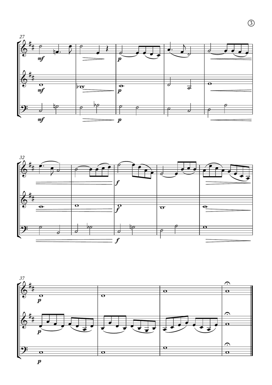 Ave Maria (Bach/Gounod) Brass Trio - Digital Sheet Music page 3