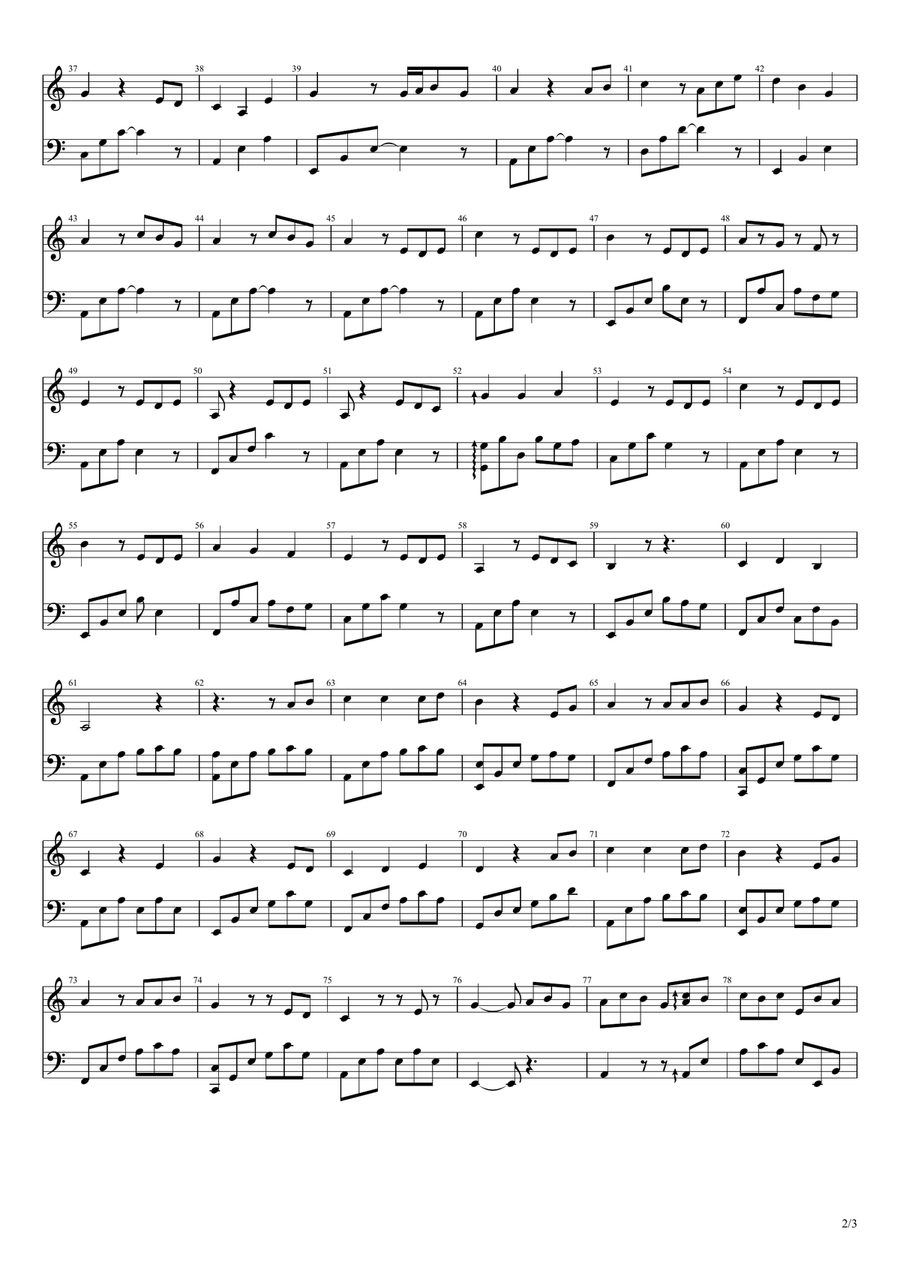 Mom's Diary Piano Solo - Digital Sheet Music page 2