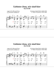 Liebster Jesu, wir sind hier (Gotteslob 149; Orgel manualiter leicht gesetzt; easy organ)