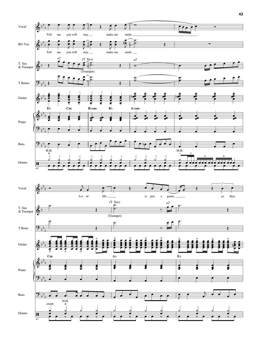 Make Me Smile by Chicago Tenor Saxophone - Digital Sheet Music page 6
