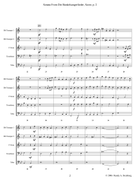 Sonata From Die Bankelsangerlieder Brass Ensemble scores gallery preview page 4