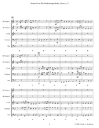 Sonata From Die Bankelsangerlieder Brass Ensemble scores gallery preview page 5