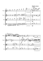 Meistersingers Overture String Quartet scores gallery preview page 5