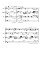 Meistersingers Overture String Quartet scores gallery preview page 6