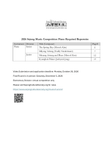2026 Sejong Music Competition Piano Required Repertoire