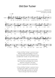 Old Dan Tucker - Violin in C Easy with Chords and Lyrics
