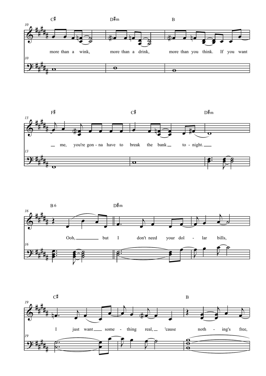 If You Can Afford Me by Katy Perry Easy Piano - Digital Sheet Music page 2