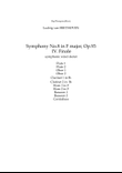 Beethoven: Symphony No.8 in F major, Op.93 Mvt.IV Finale - symphonic wind dectet