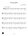 Itsy Bitsy Spider - Lead Sheet